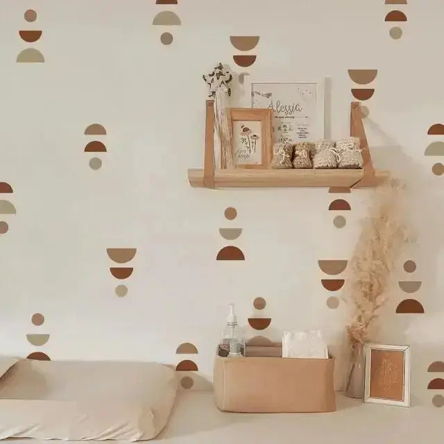 Abstract Shapes Wall Stickers - Modern Boho Room Decor - Easy do Wall do