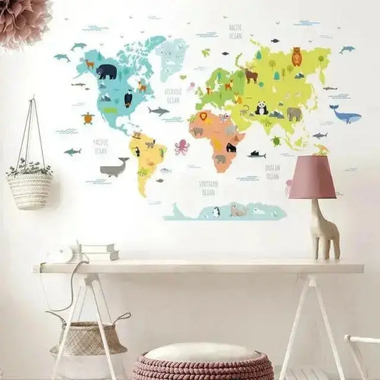 Animal Wall Stickers - Fun and Educational Decor - Easy do Wall do