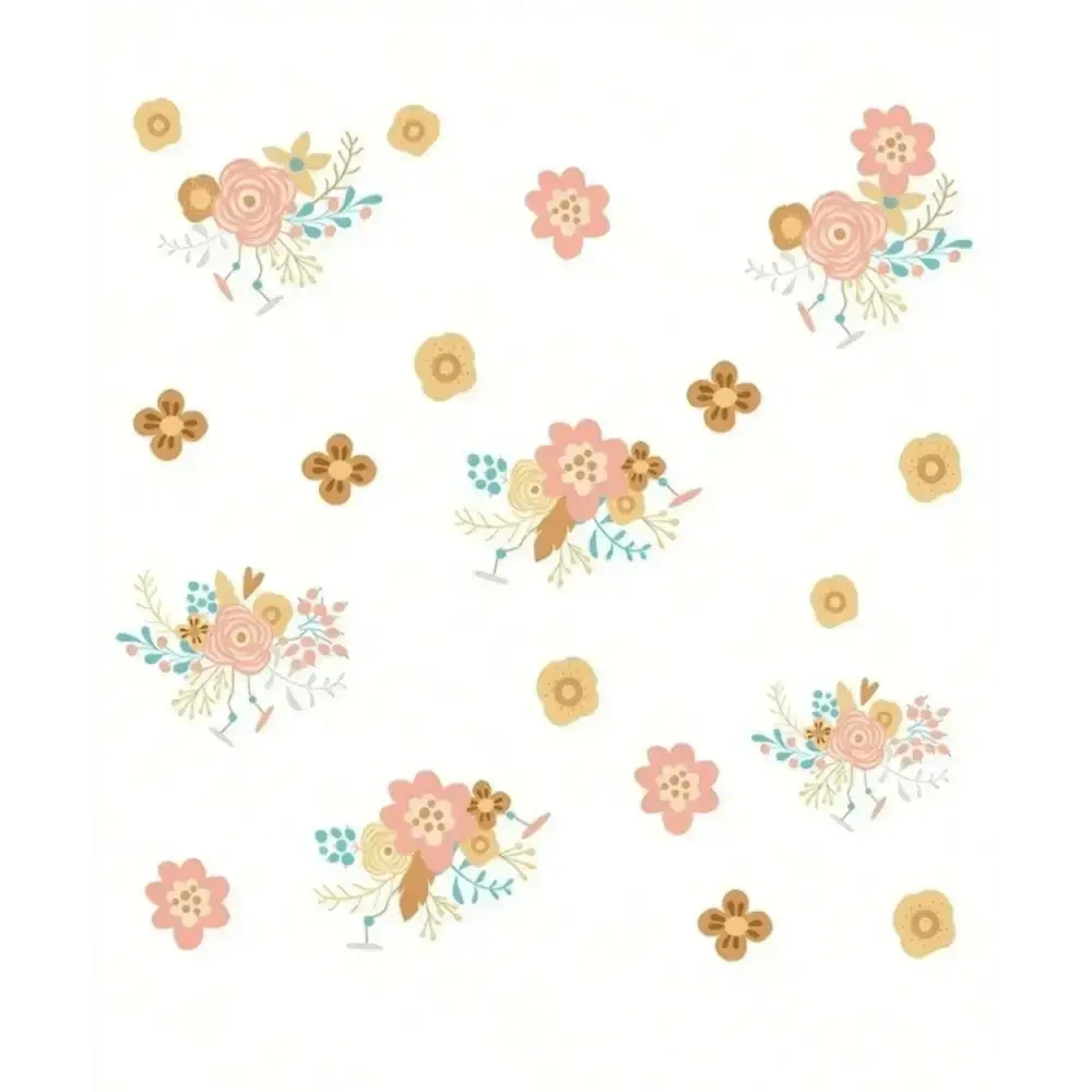 Beautiful Floral Wall Stickers for Home Decoration - Easy do Wall do