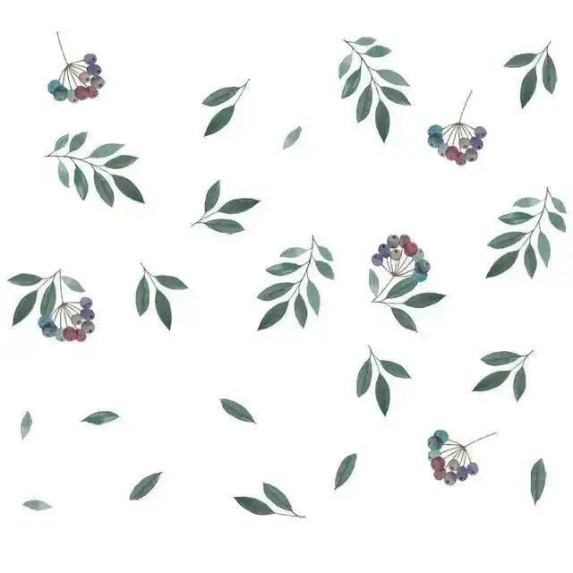 Berry Branch Wall Sticker Set for Elegant Spaces - Easy do Wall do