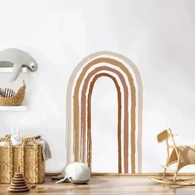 Boho Rainbow Arch Wall Decal - Affordable and Stylish Home Decor - Easy do Wall do