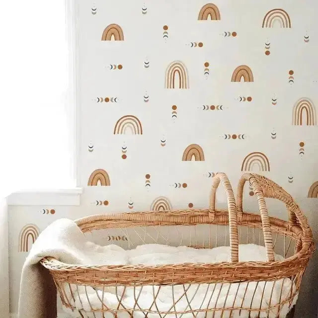 Boho Rainbow Wall Stickers for Trendy Spaces - Easy do Wall do