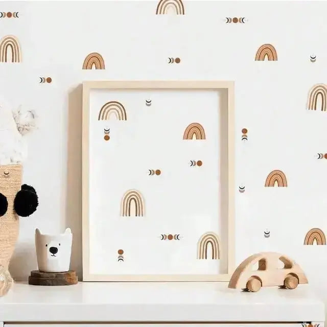 Boho Rainbow Wall Stickers for Trendy Spaces - Easy do Wall do