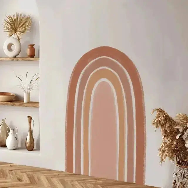 Boho Rainbow Wall Stickers - Stylish Living Room Decor - Easy do Wall do