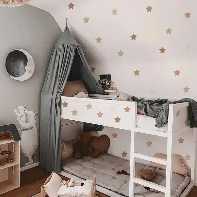 Boho Star Wall Decals - Neutral Nursery & Kids Room Decor - Easy do Wall do