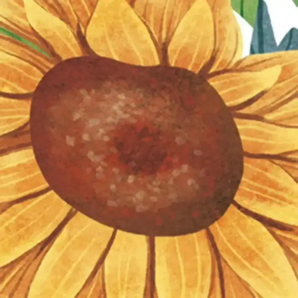 Cascading Sunflower Wallpaper Sticker for Bright Spaces - Easy do Wall do
