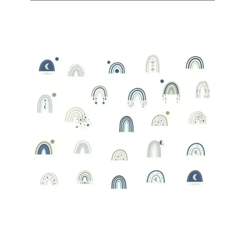 Celestial Rainbow Wall Sticker Set for Magical Spaces - Easy do Wall do