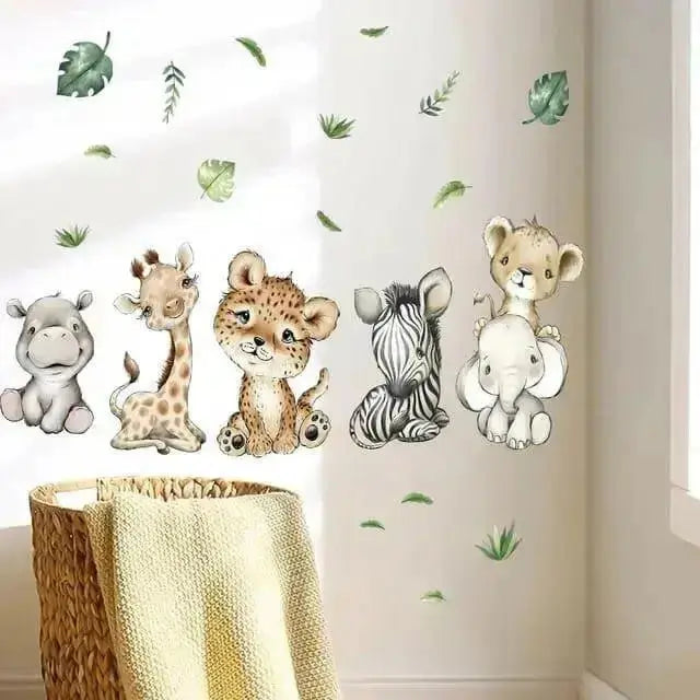 Charming Baby Safari Animal Wall Stickers to Transform Your Walls - Easy do Wall do