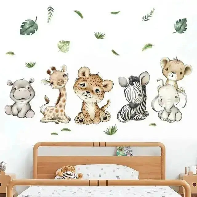 Charming Baby Safari Animal Wall Stickers to Transform Your Walls - Easy do Wall do