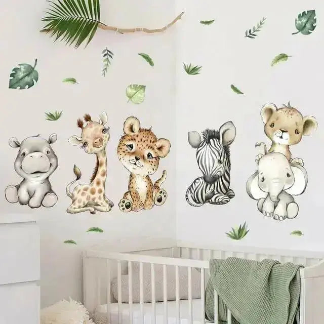 Charming Baby Safari Animal Wall Stickers to Transform Your Walls - Easy do Wall do