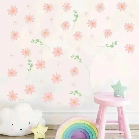 Daisy Flower Wall Stickers for Elegant Spaces - Easy do Wall do
