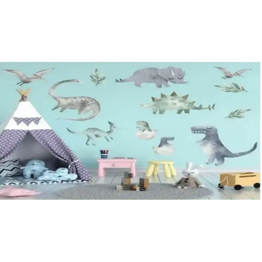 Dinosaur Wall Sticker - Fun and Educational Kids' Room Decor - Easy do Wall do