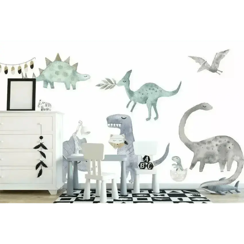 Dinosaur Wall Sticker - Fun and Educational Kids' Room Decor - Easy do Wall do