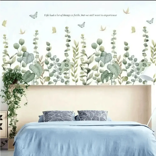 Eucalyptus Garden Wallpaper Stickers for Elegant Spaces - Easy do Wall do