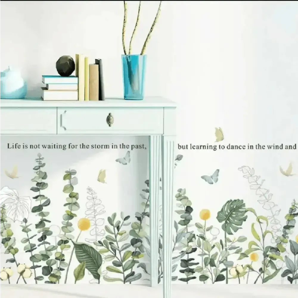 Eucalyptus Garden Wallpaper Stickers for Elegant Spaces - Easy do Wall do