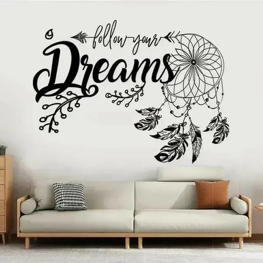 Follow Your Dreams Wall Sticker for Motivational Spaces - Easy do Wall do