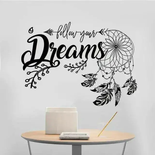 Follow Your Dreams Wall Sticker for Motivational Spaces - Easy do Wall do