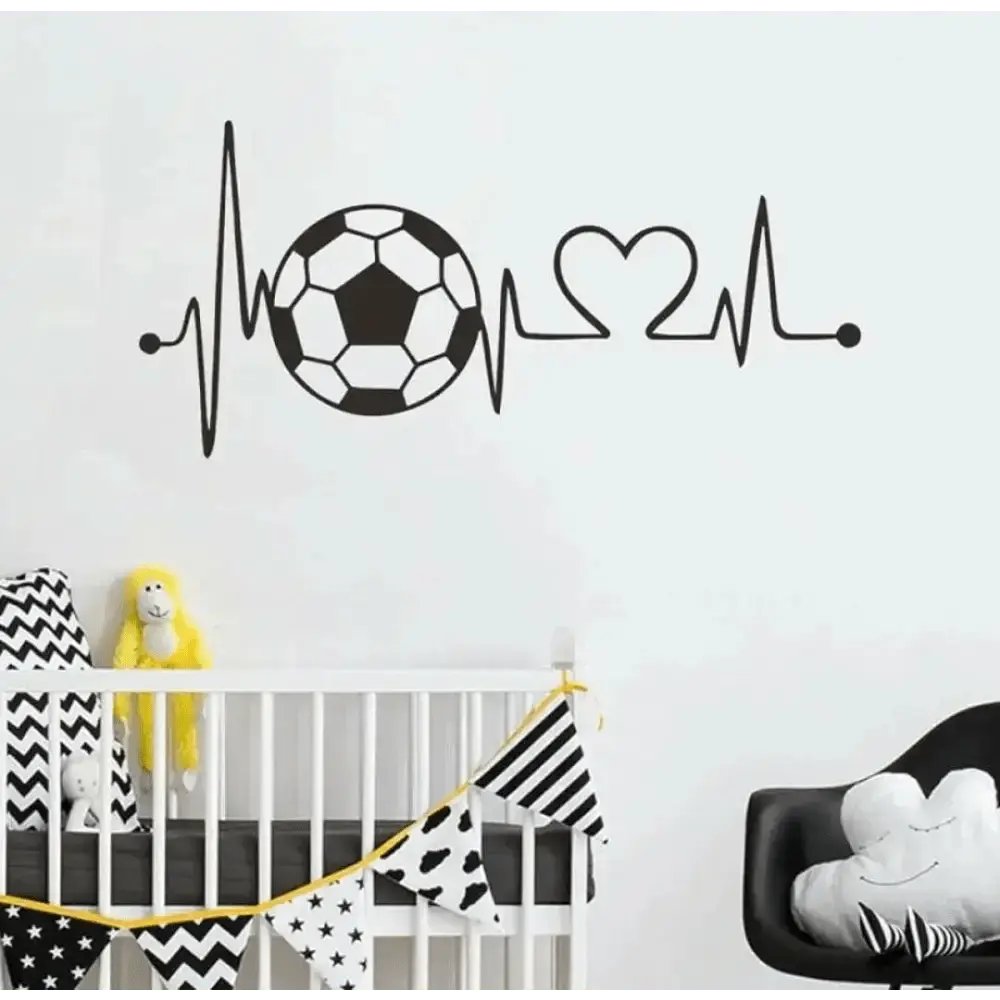 Football Wall Sticker - Perfect Decor for Sports Fans - Easy do Wall do