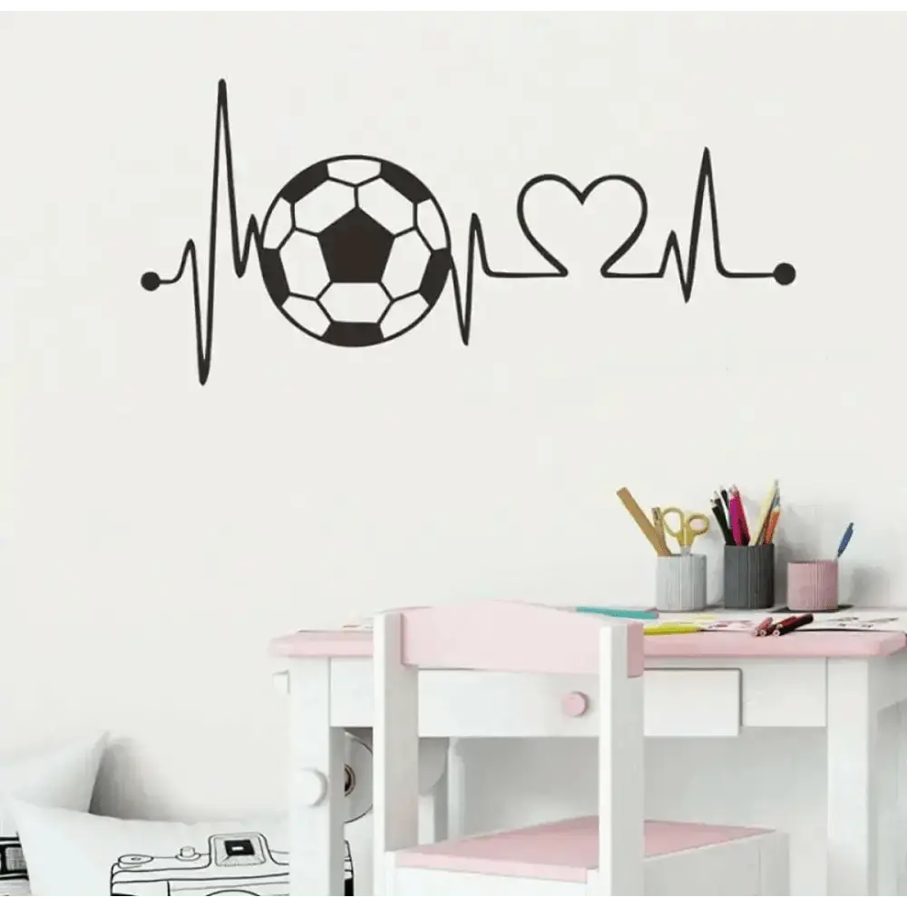 Football Wall Sticker - Perfect Decor for Sports Fans - Easy do Wall do