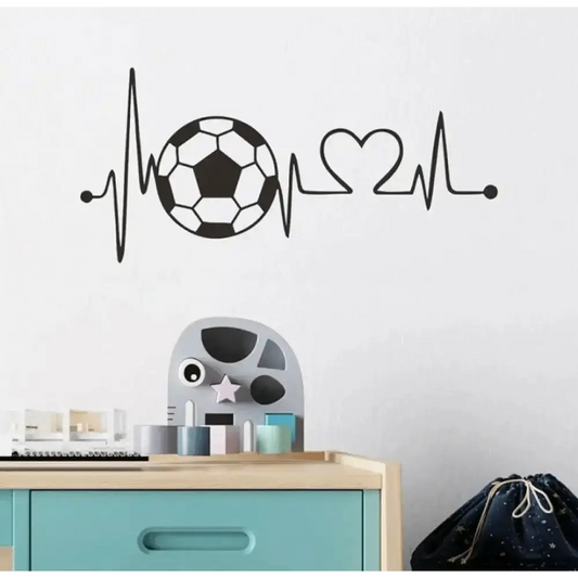 Football Wall Sticker - Perfect Decor for Sports Fans - Easy do Wall do