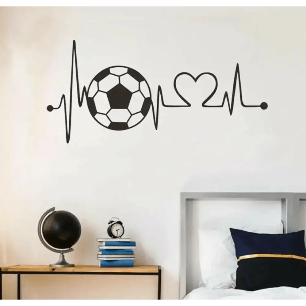 Football Wall Sticker - Perfect Decor for Sports Fans - Easy do Wall do
