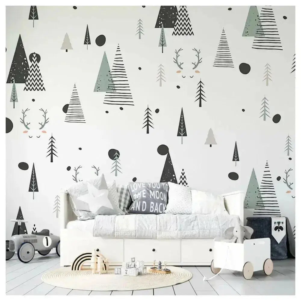 Forest Adventure Wall Mural for Kids' Rooms - Easy do Wall do