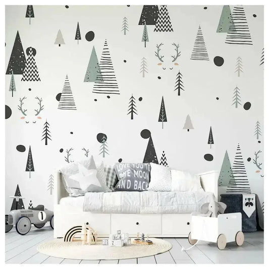 Forest Adventure Wall Mural for Kids' Rooms - Easy do Wall do