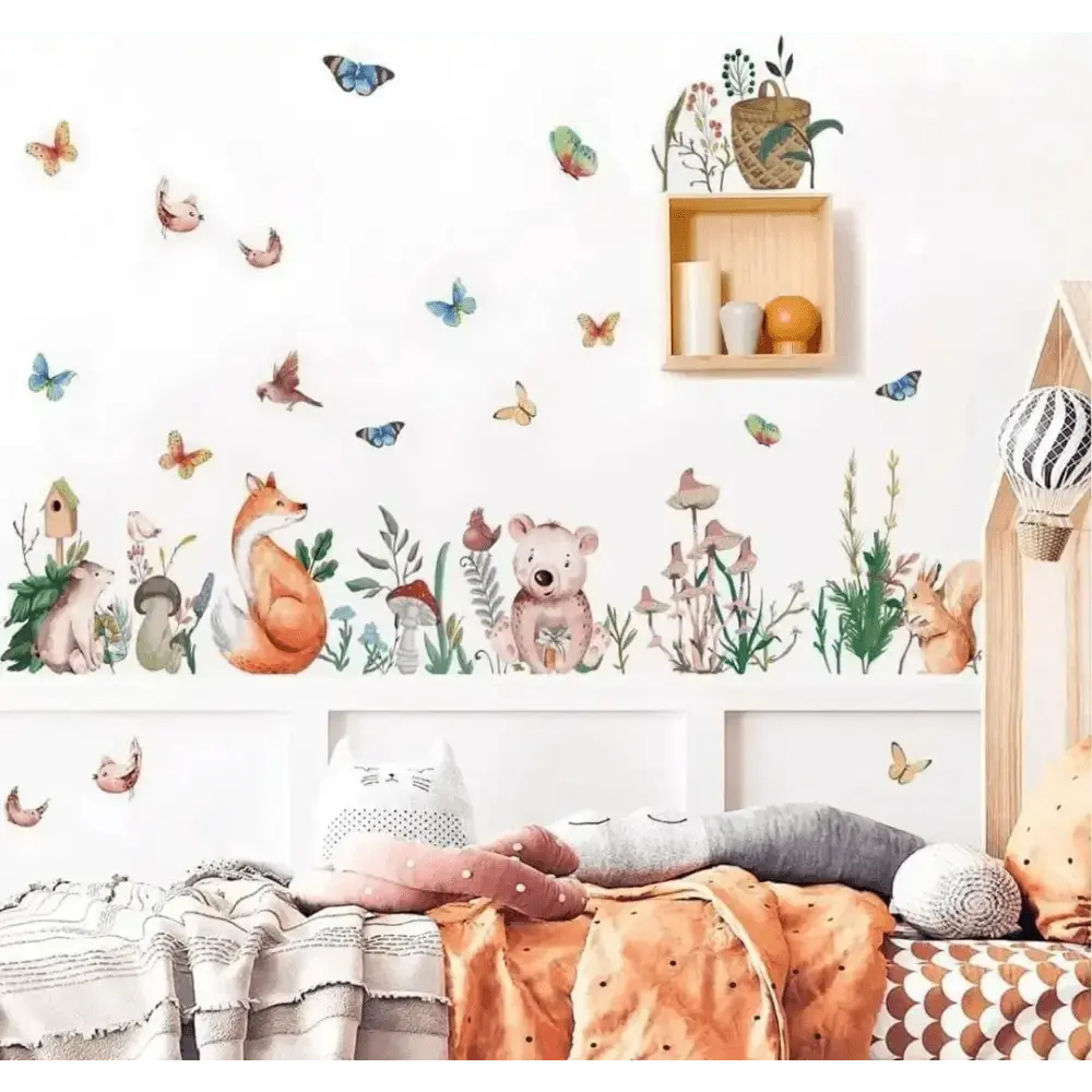 Forest Friends Wall Decals - Whimsical Nature Decor - Easy do Wall do