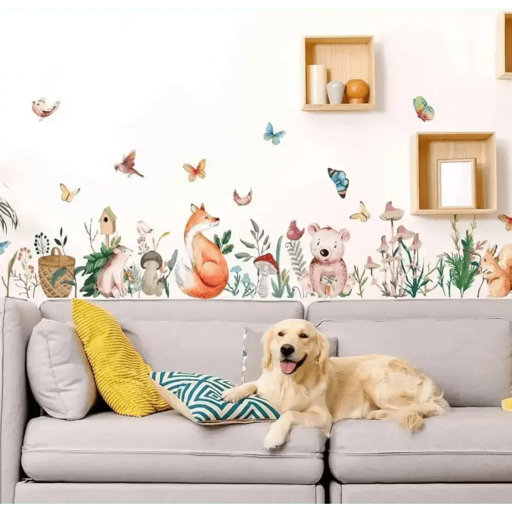Forest Friends Wall Decals - Whimsical Nature Decor - Easy do Wall do