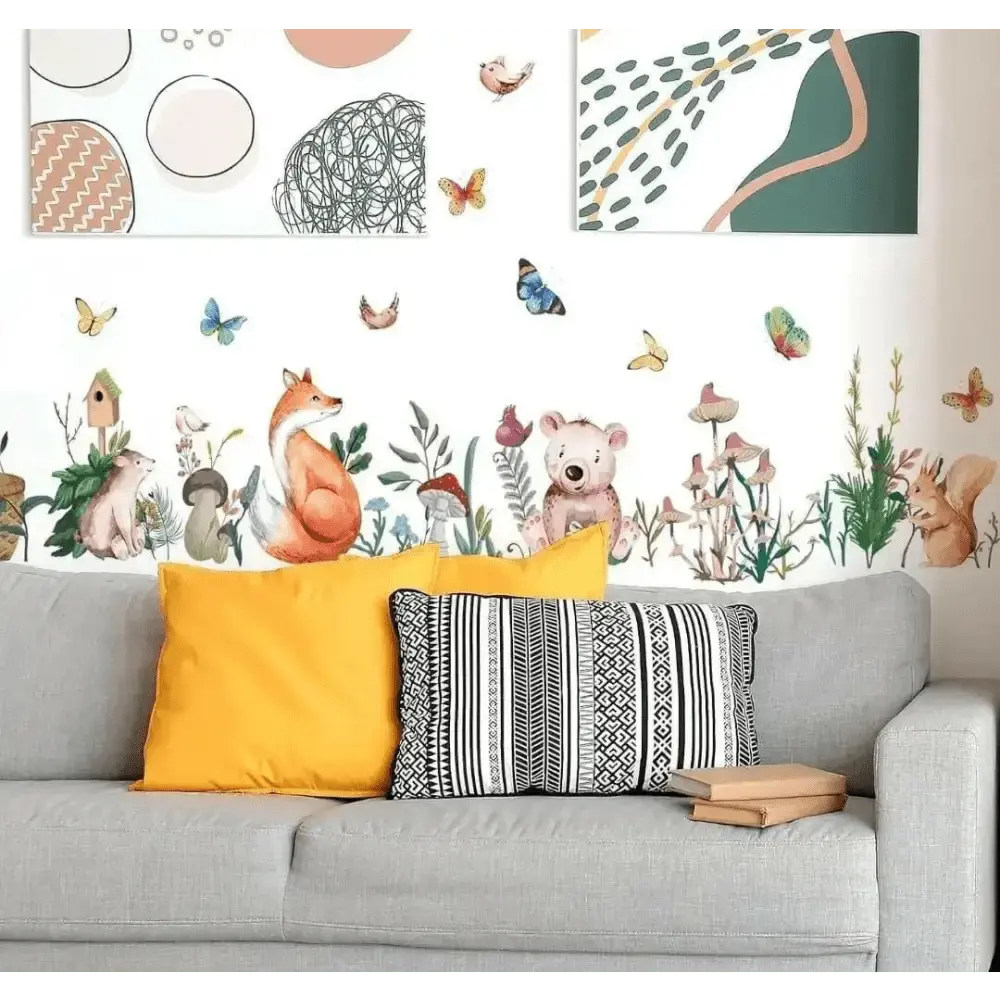 Forest Friends Wall Decals - Whimsical Nature Decor - Easy do Wall do