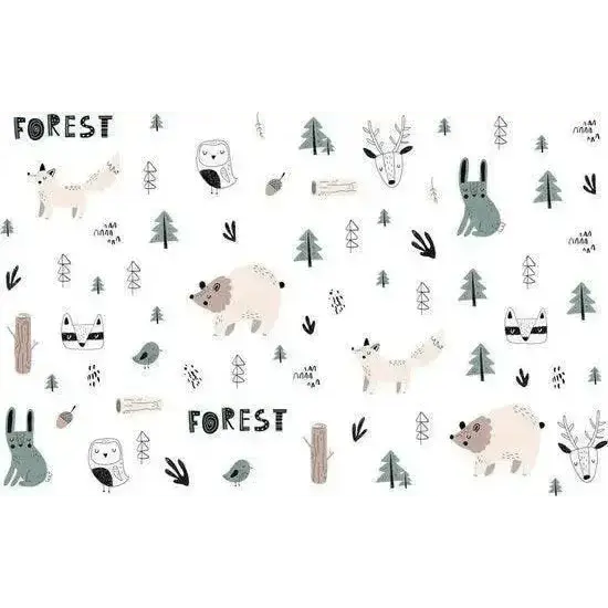 Forest Friends Wallpaper Stickers - Whimsical Nature Decor - Easy do Wall do