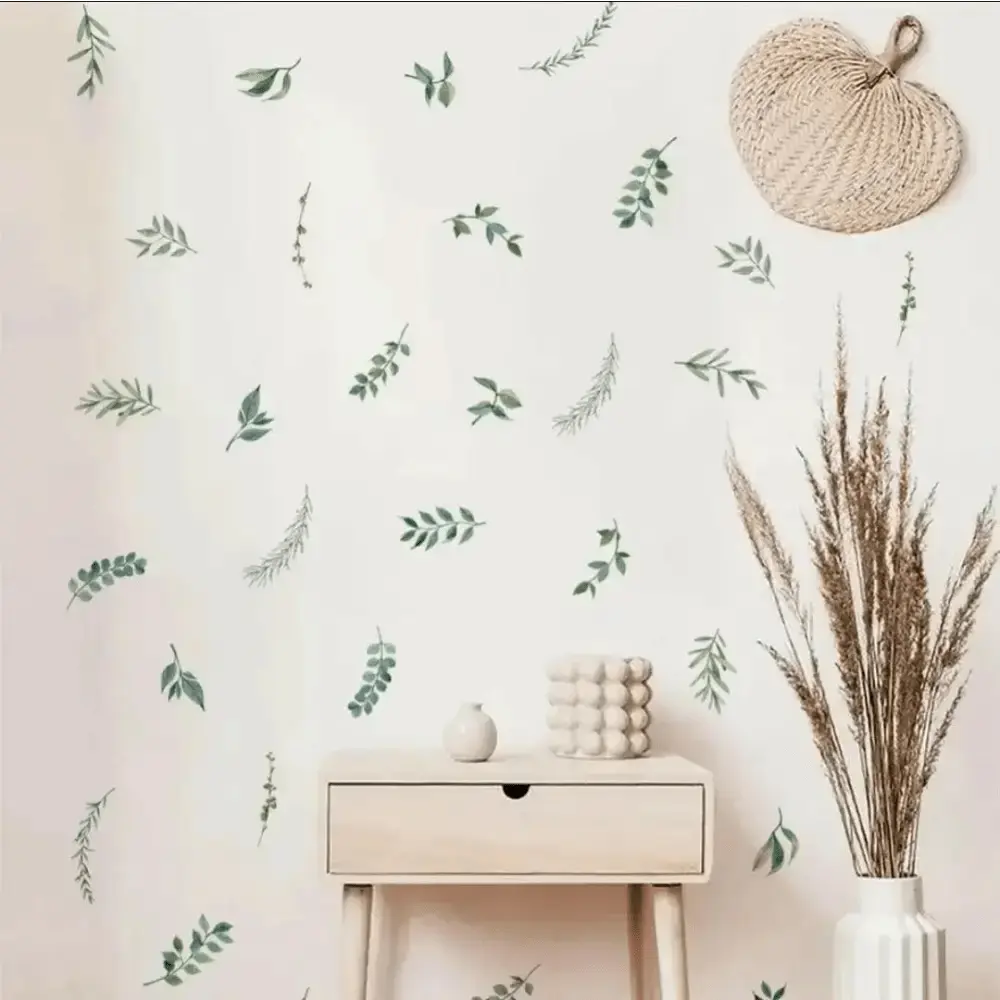 Green Leaves wall stickers - Easy do Wall do