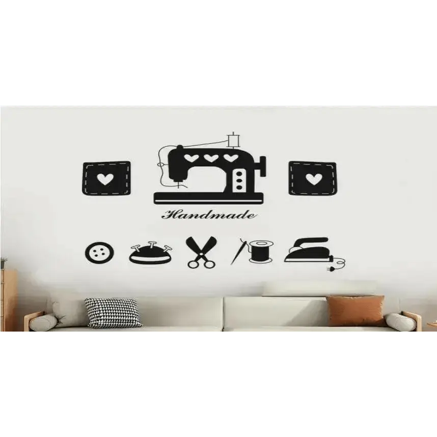 Handmade Sewing Wall Sticker for Craft Spaces - Easy do Wall do