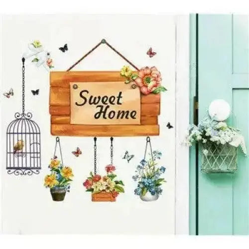 Home Decor Wall Sticker "Sweet Home" - Easy do Wall do