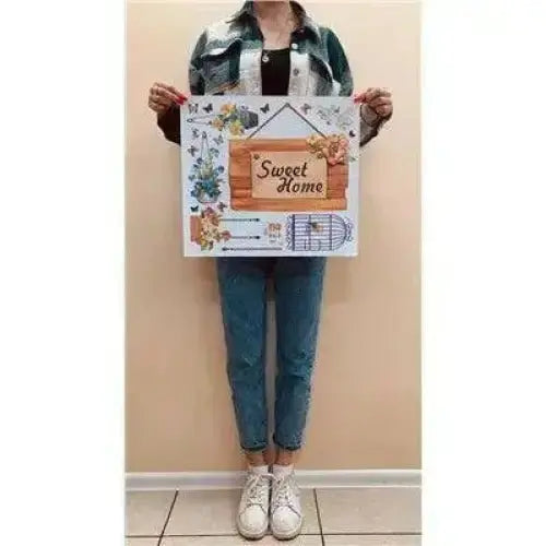 Home Decor Wall Sticker "Sweet Home" - Easy do Wall do
