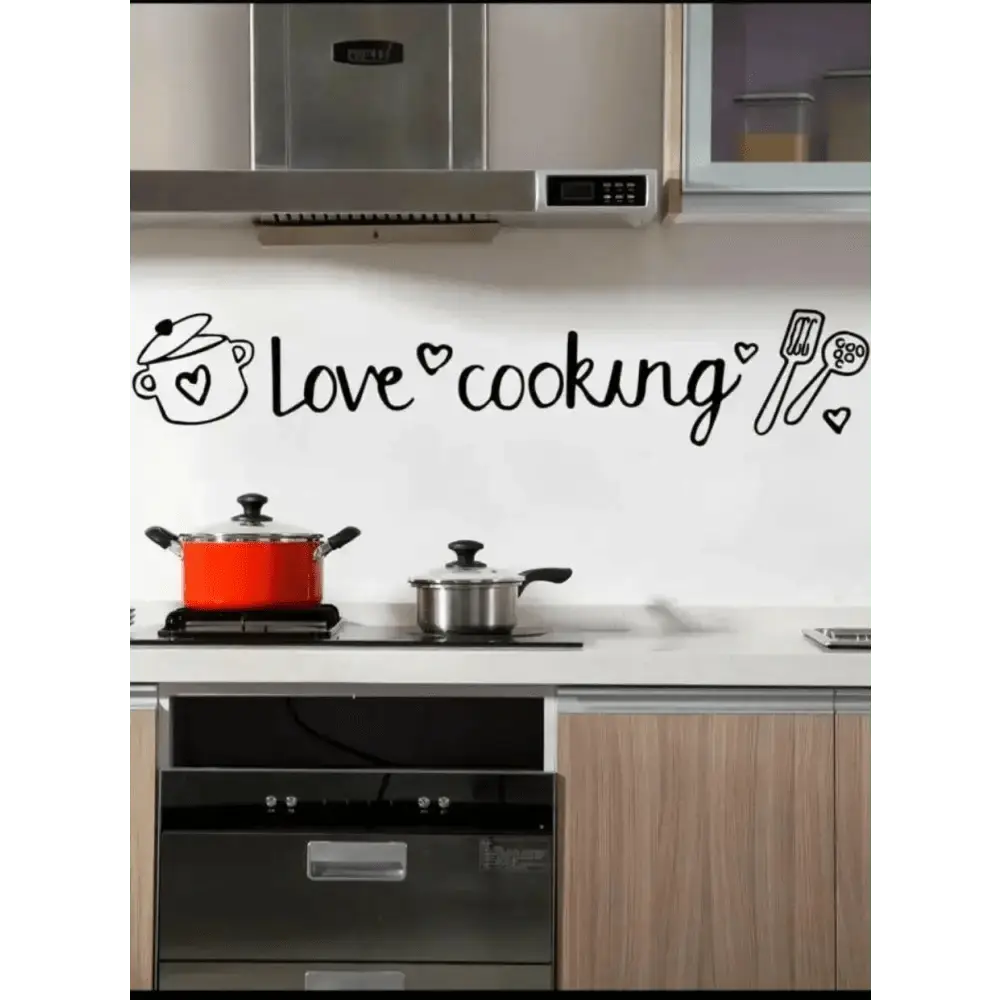 Love Cooking Kitchen Wall Sticker for Stylish Kitchens - Easy do Wall do