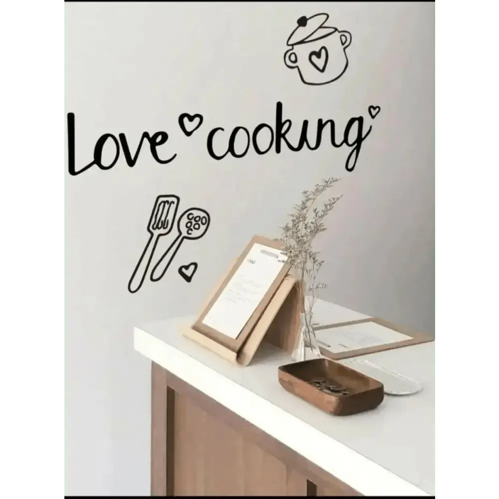 Love Cooking Kitchen Wall Sticker for Stylish Kitchens - Easy do Wall do