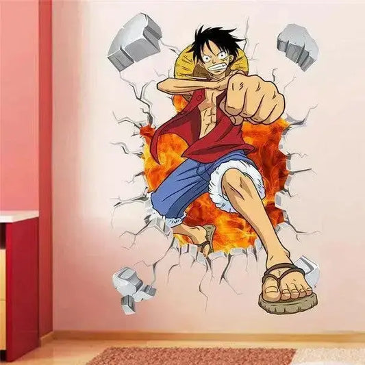Luffy Wall Sticker for Anime Fans - Easy do Wall do