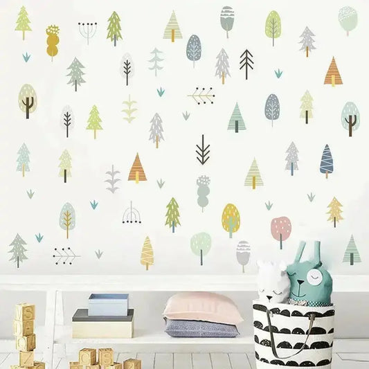 Minimalist Forest Wall Sticker for Modern Decor - Easy do Wall do