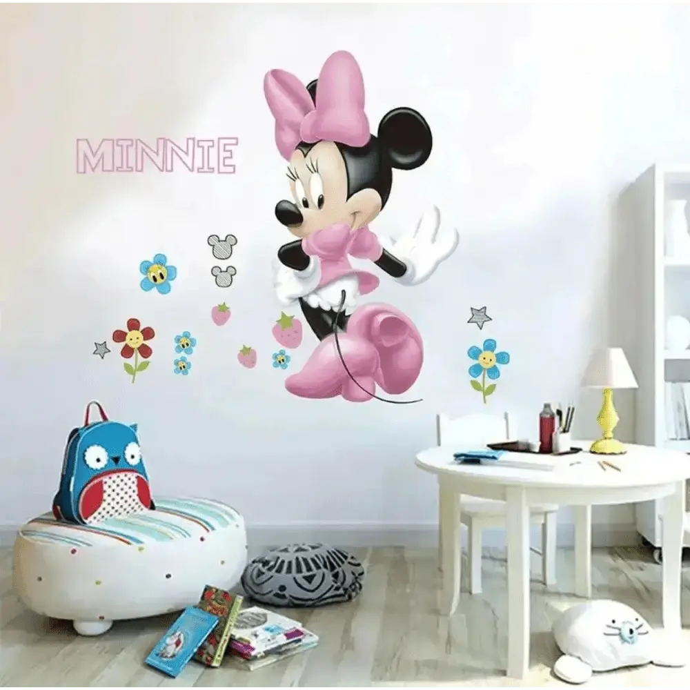 Minnie Mouse Wall Sticker for Kids' Rooms - Easy do Wall do