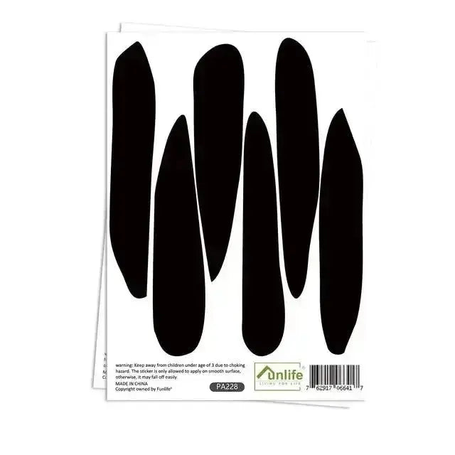 Modern Shapes Wall Stickers - Black Abstract Design - Easy do Wall do