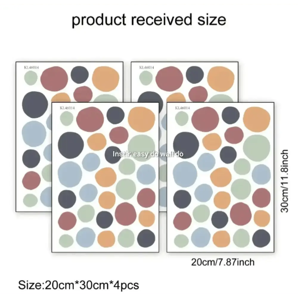 Morandi Hues Polka Dots - Elegant and Subtle Wallpaper Stickers - Easy do Wall do