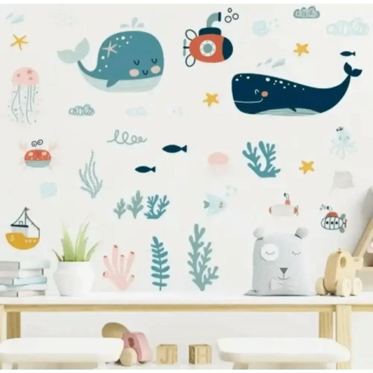 Ocean Adventure Wall Stickers for Kids room - Easy do Wall do