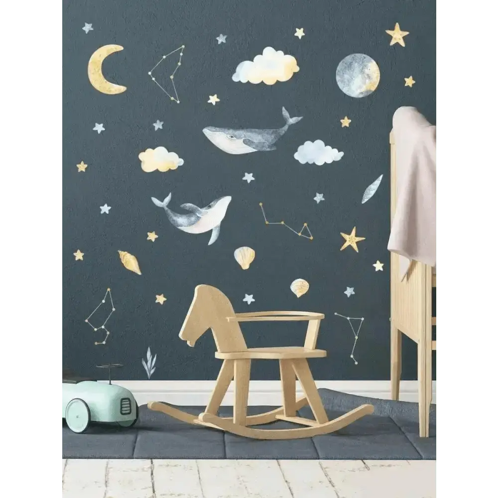 Ocean Adventure Wall Stickers - Vibrant Marine Decor - Easy do Wall do