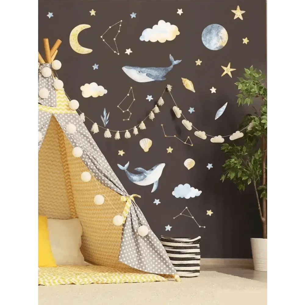 Ocean Adventure Wall Stickers - Vibrant Marine Decor - Easy do Wall do