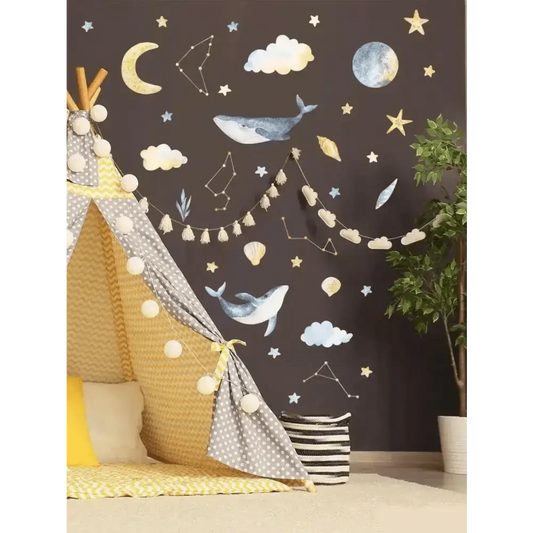 Ocean Adventure Wall Stickers - Vibrant Marine Decor - Easy do Wall do