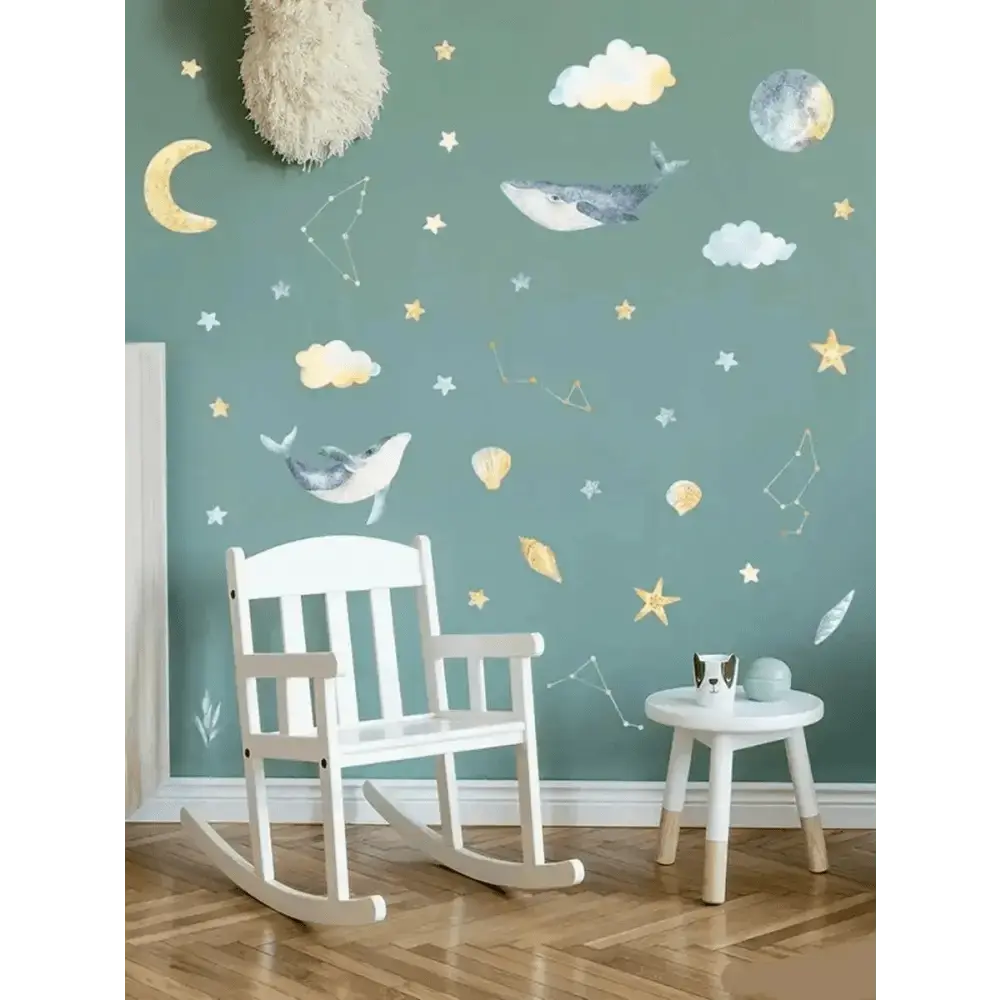 Ocean Adventure Wall Stickers - Vibrant Marine Decor - Easy do Wall do