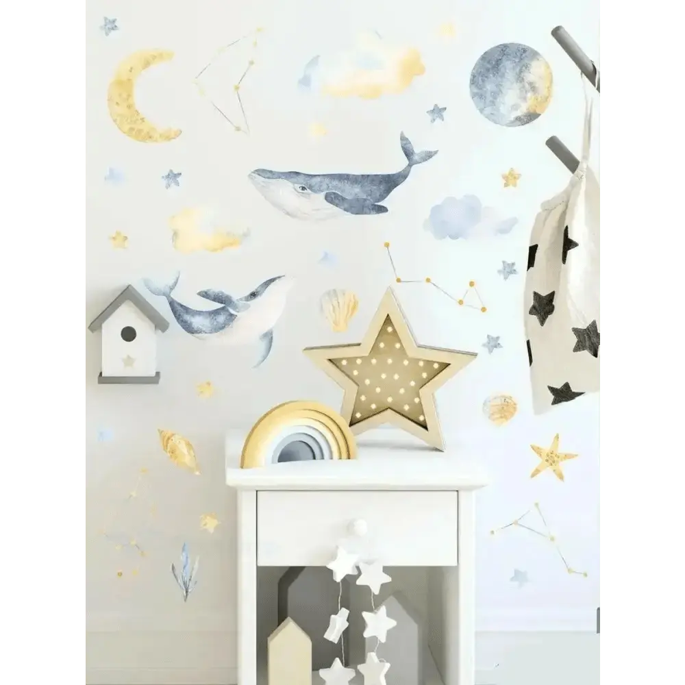Ocean Adventure Wall Stickers - Vibrant Marine Decor - Easy do Wall do