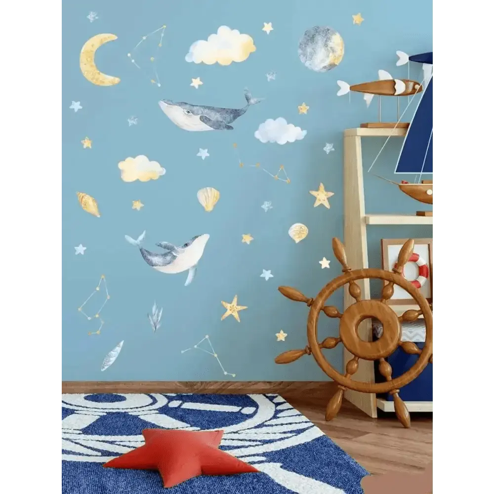 Ocean Adventure Wall Stickers - Vibrant Marine Decor - Easy do Wall do
