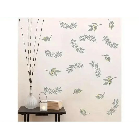 Olive Branch Wall Sticker Set for Timeless Interiors - Easy do Wall do